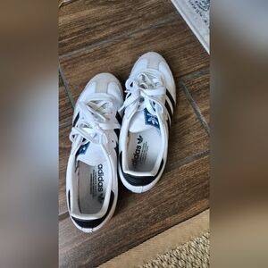 Adidas Classic White and Black Shoes